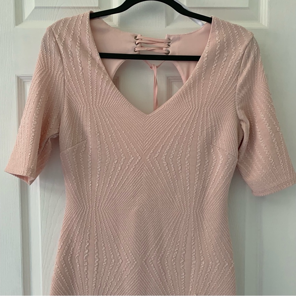 Pink Bodycon Dress - Picture 3 of 7